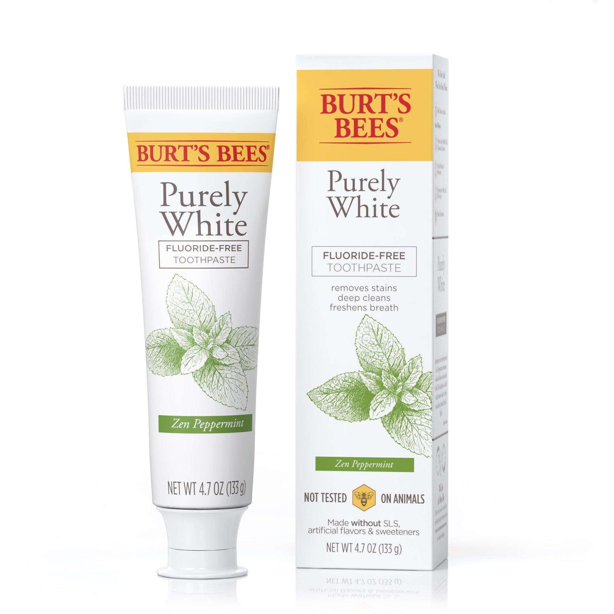 Purely White Zen Peppermint Toothpaste Fluoride-Freera
