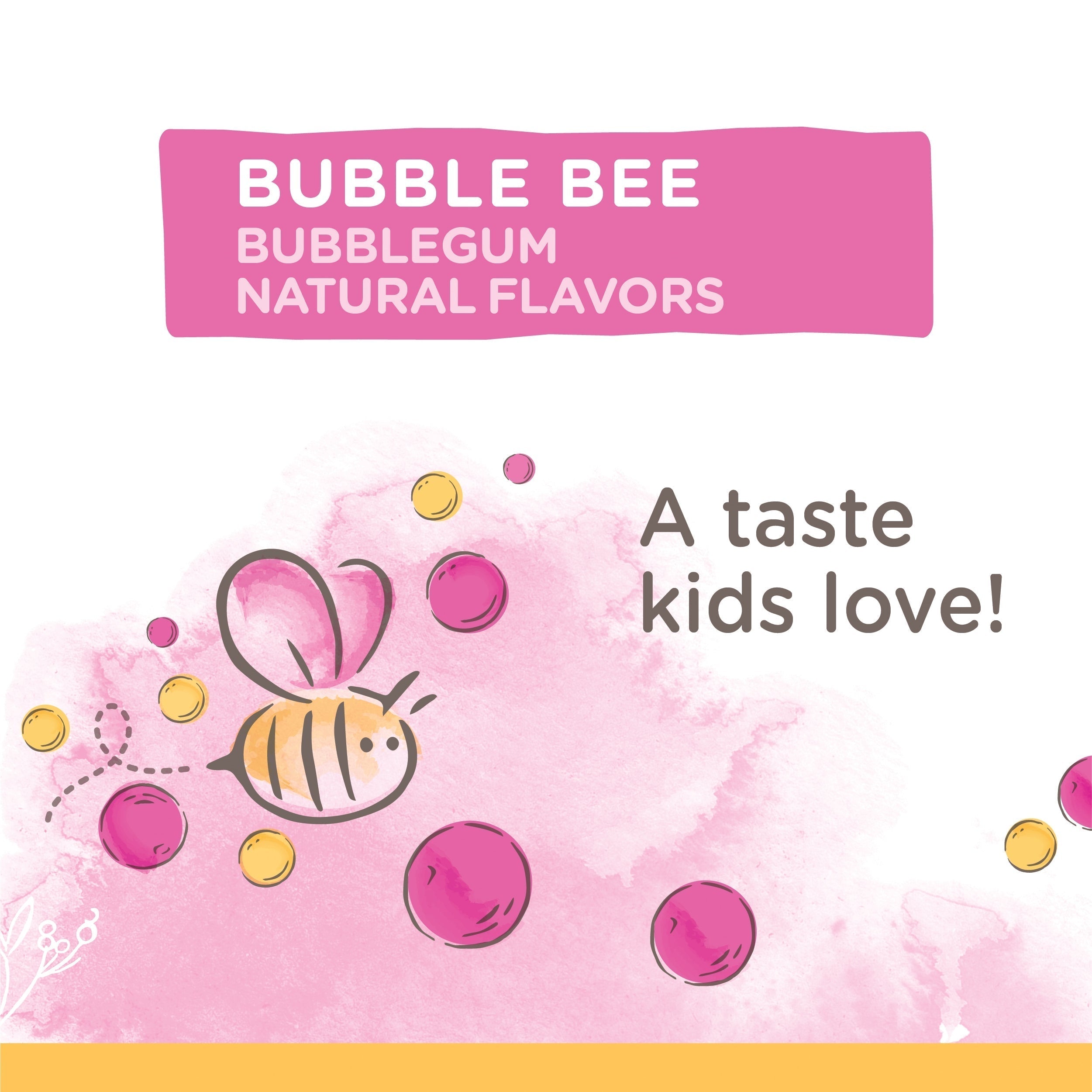 Kids Toothpaste, Natural Flavor, Fluoride Free, Bubble Bee5x