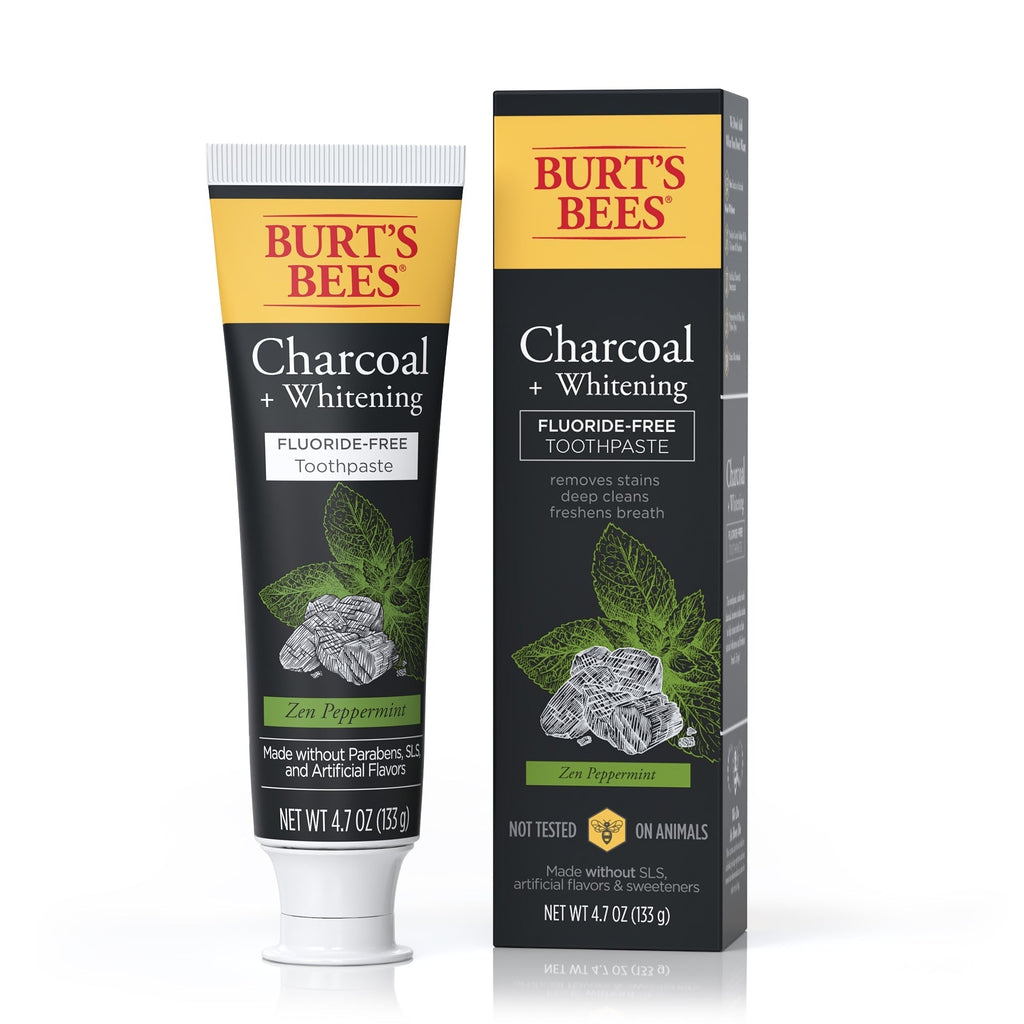 Charcoal + Whitening Zen Peppermint Toothpaste Fluoride-Freewl