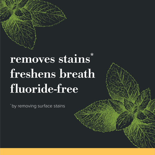 Charcoal + Whitening Zen Peppermint Toothpaste Fluoride-Freewl