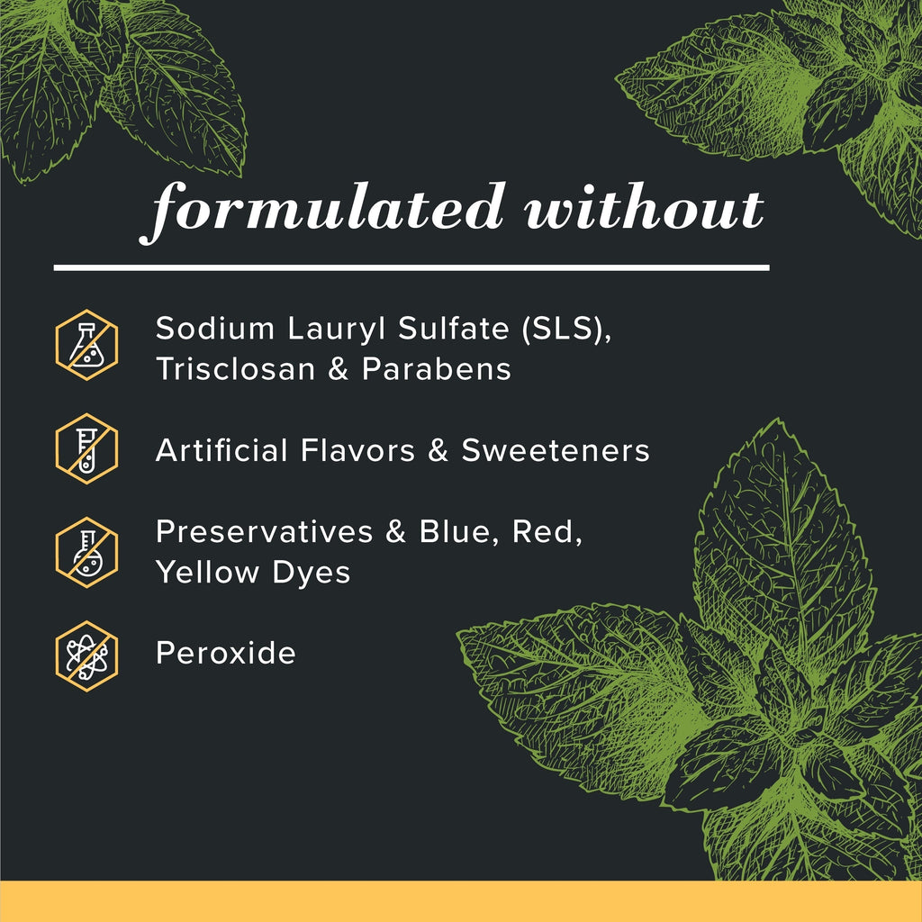 Charcoal + Whitening Zen Peppermint Toothpaste Fluoride-Freewl
