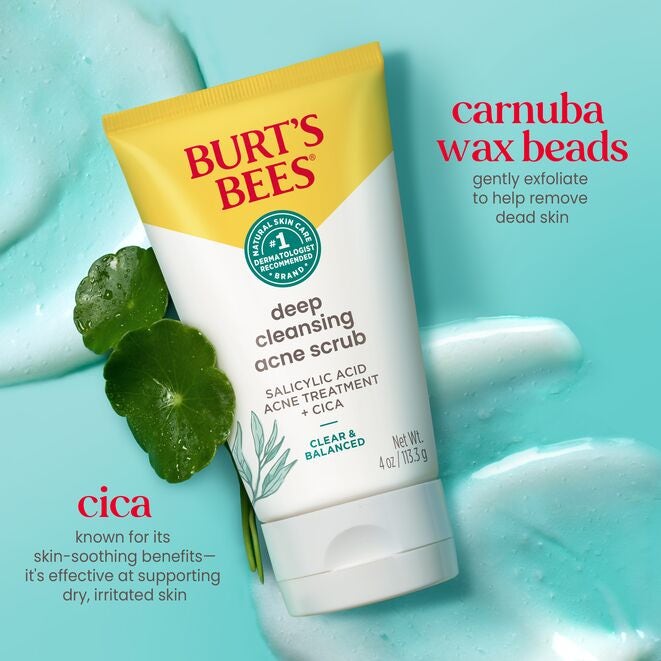 Clear & Balanced Deep Cleansing Acne Scrub with Salicylic Acidcr