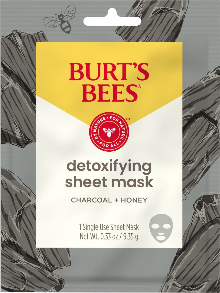 Detoxifying Charcoal Sheet Mask with Honeybb
