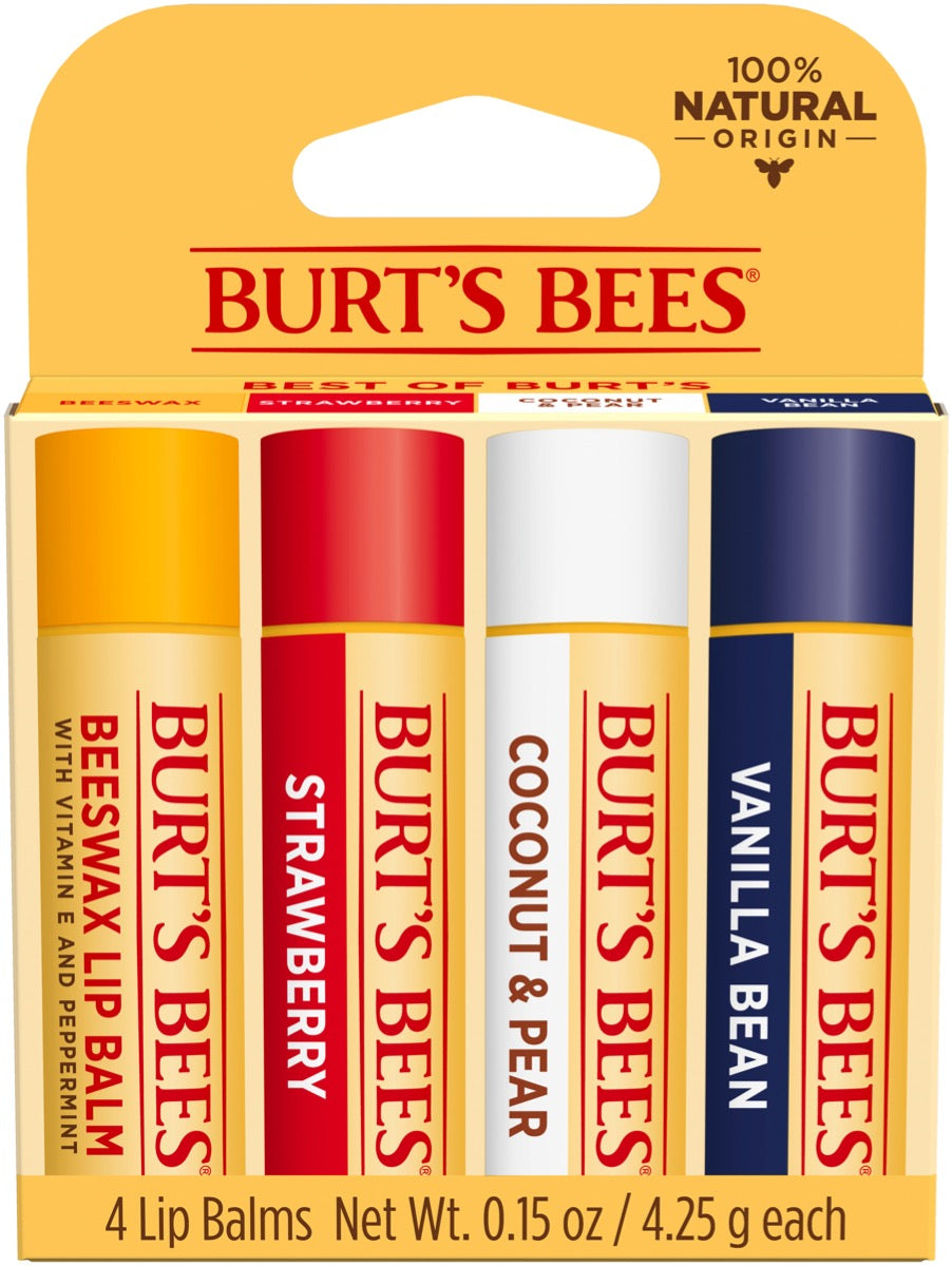 Best of Burt's Lip Balm 4-Packzw