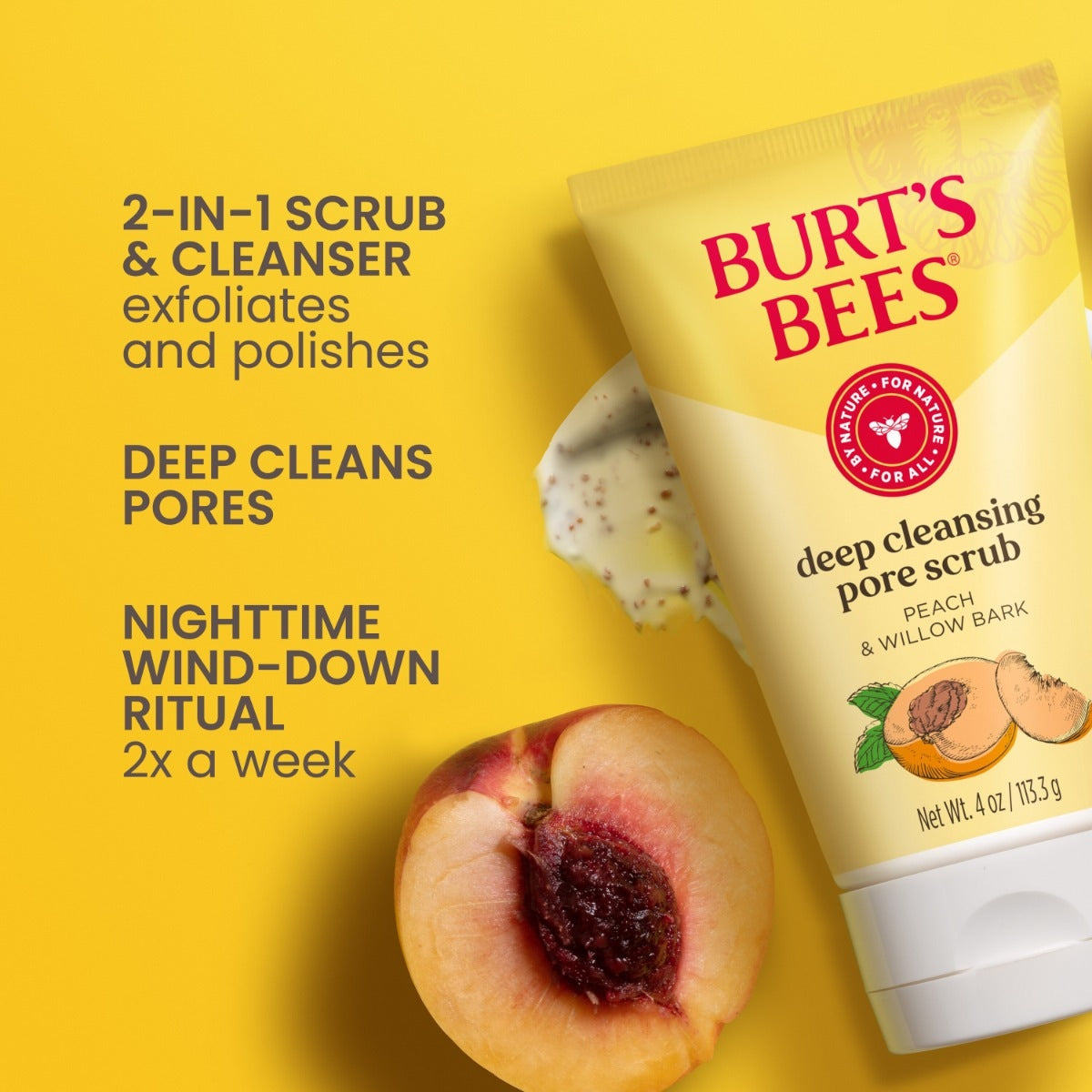 Peach & Willow Bark Deep Pore Scrubcd